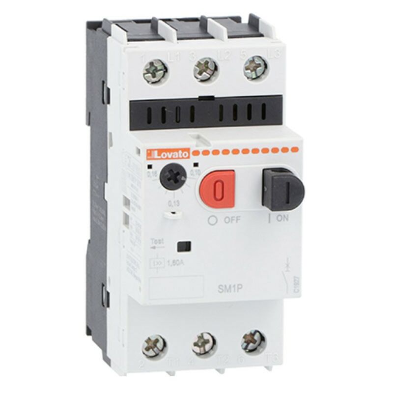 Interrupteur de protection moteur puissance de int. Lovato A 400V 100kA 2,5 à 4A SM1P0400