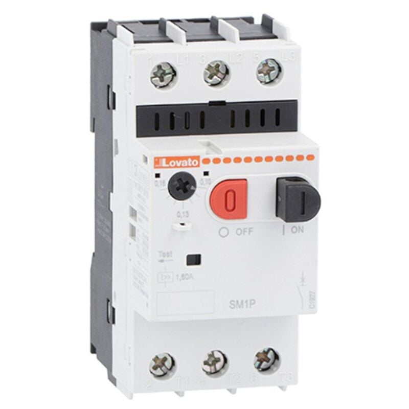 Interrupteur de protection moteur Lovato a 400V 100kA 9 à 14A SM1P1400