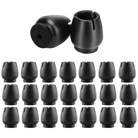 Protection Pied de Chaise, 32 Pièces Table Antidérapant Caoutchouc de Chaise Pieds Anti-Scratches Feet Pads Protect avec Feutre Protect Caoutchouc Chaise Casquettes (12-16mm)