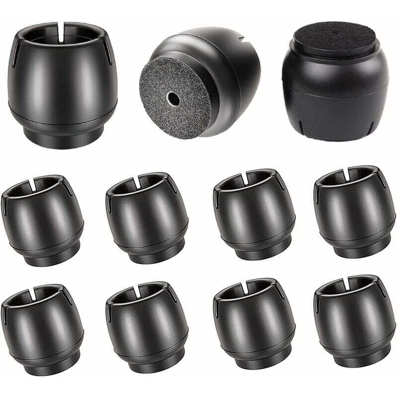 Protection Pied De Chaise, Silicone Capuchon Pied Chaise, 12Pcs Rond Protege Pied De Chaise Pour Les Jambes De Chaise -12-16Mm