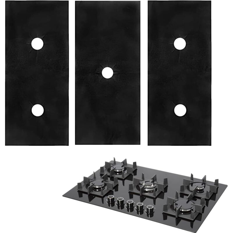 Protection Plaque Cuisson Gaz - Tapis de Cuisinière à Brûleurs - Housse de Protection pour Plaques de Cuisson