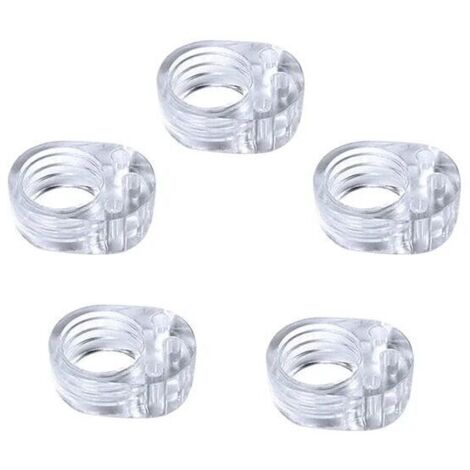 Protection poignee porte protège poignée porte double transparents et protege mur pour poignée de fenêtre pour protéger contre les marques (5PCS)