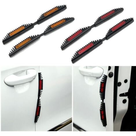 Protection Portière Voiture,Garniture de Protection de Bord de Porte latérale de Voiture Réfléchissant,Réflecteur à Clipser,pour