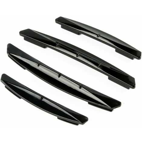 Protection portières voiture lot de 4 pièces – Plastique ABS et PVC – Résistance aux chocs et températures élevées – Installation facile