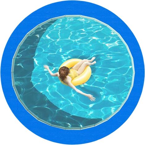 Protection pour Fond de Piscine - Tapis de Protection Ronde Anti -