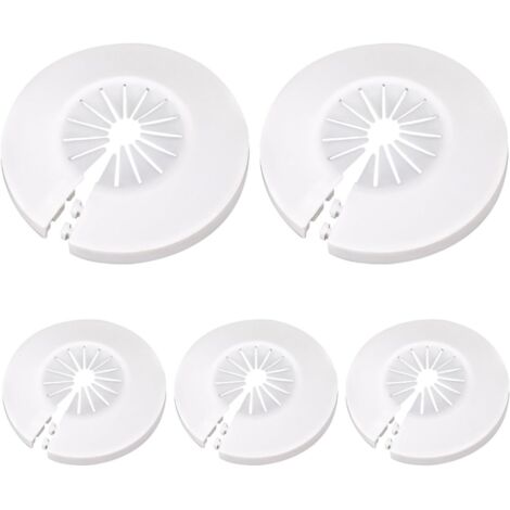 Protection pour tuyaux d'évacuation, manchon de sécurité pour gainage de conduites (diamètre 14-29 mm) - Lot de 5