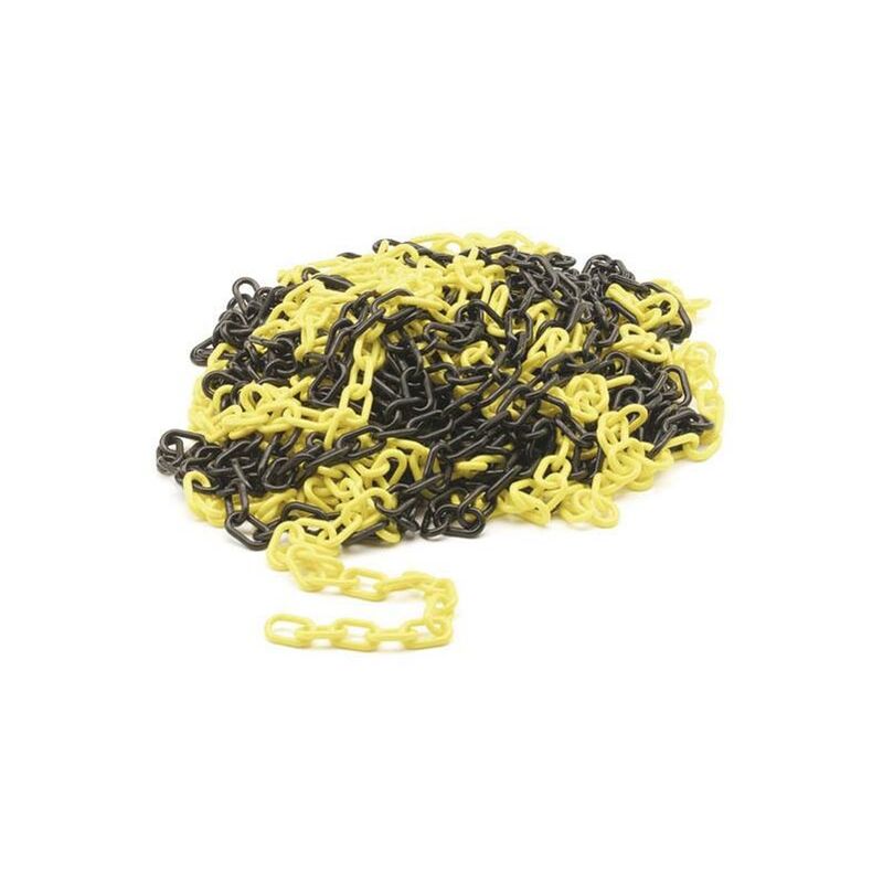 Image of Perel - yellow/black chain - 25 m