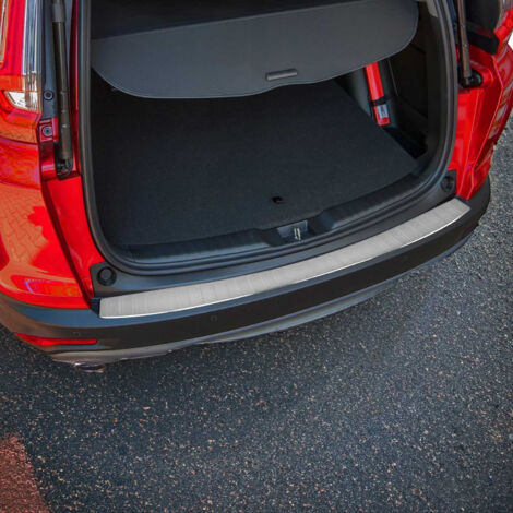 Protection Seuil de Pare-Chocs Arriére Compatible avec Honda CR-V 2018-2021 Acier INOX
