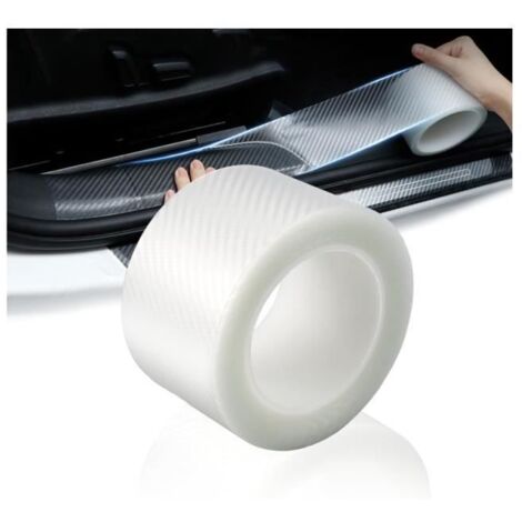 Protection Seuil de Porte, 7cm X10m Autocollants de Protection de Seuil de Voiture Seuil de Porte Voiture Bande Seuil de Porte