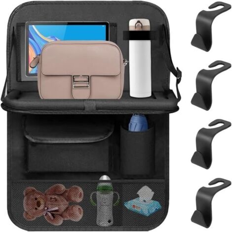 Protection Siege Voiture,Protection Siege Arriere Voiture Pliable, Protection Dossier Siege Multifonction,Organisateur de Voiture