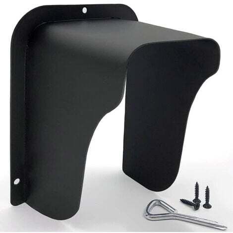 Protection Sonnette Exterieur Pluie, Housse de Pluie, En Acier Inoxydable Durable, Convient aux Prise Exterieur, Sonnette Ring, Sonnette Sans Fil Exterieur