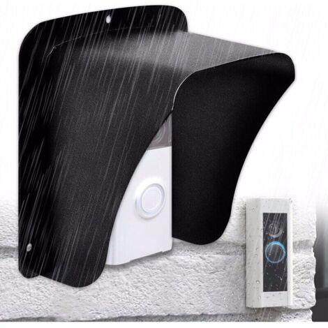 Protection sonnette extérieure étancheHousse en métal laminé à froidRésistante aux intempériesCompatible avec sonnettes Ring et Techole