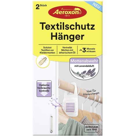 Protection textile pour cintres, lot de 2