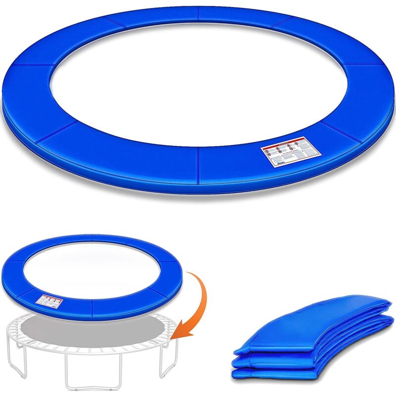 KZQ - Protection Trampoline, Coussin Protection Trampoline 366, Coussin De Protection Trampoline, Contour Trampoline, pvc RÉSistant à l'hiver,