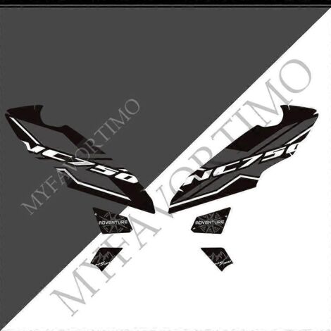 Protections adhésives pour carénage et réservoir Honda NC 750, NC 750 X, NC 750X5 (2021-2022) : protection genoux, pare-brise, protège-mains et déflecteur de vent