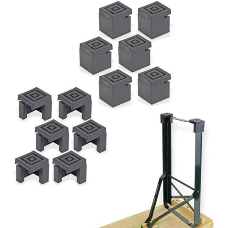 Protections caoutchouc pour pieds de table et banc de brasserie