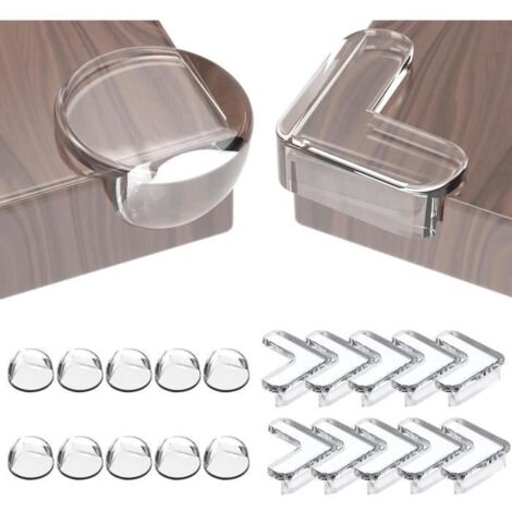 Protections Coin de Table - Non spécifié - 20 PCS - Doux - Haute Résilience - Adhésif Amélioré