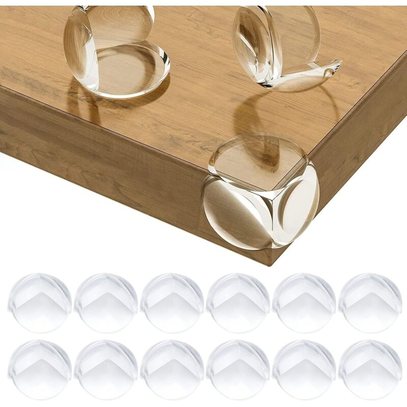 Protections Coin de Table pour Bébé - Protections d'angle pour Meuble Sécurité Enfant pour Bureau, Berceau, Cheminée, Table, Coins & Bords Molles +