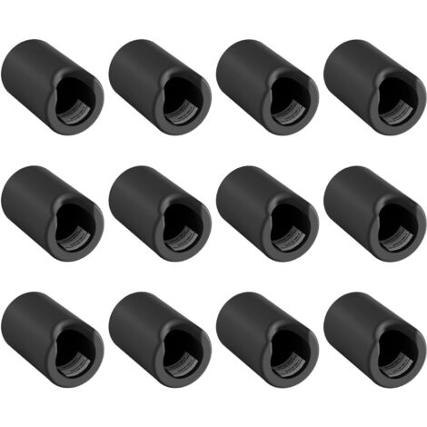 Protections d'angle en silicone et couvre-poignées d'armoire (Noir)
