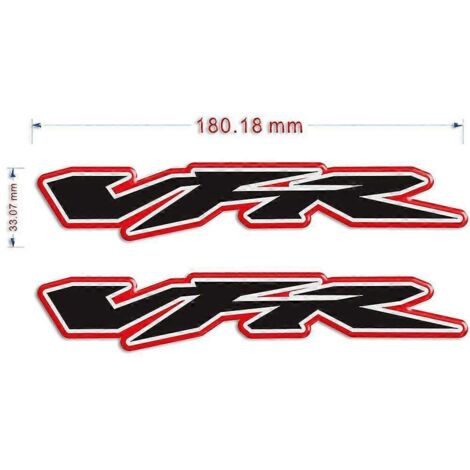 Protections de réservoir de moto autocollantes 3D pour Honda VFR800 VFR 800 FX Crossrunner Interceptor, protections de genoux et de réservoir incluses (2 pièces)