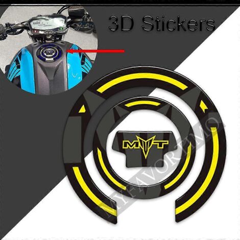 Protections de réservoir de moto (autocollants) pour Yamaha MT-07, MT-07 SP, MT-07 (kit de protection pour réservoir d'essence et d'huile, genoux, modèles 2018, 2019 et 2020) - MT071