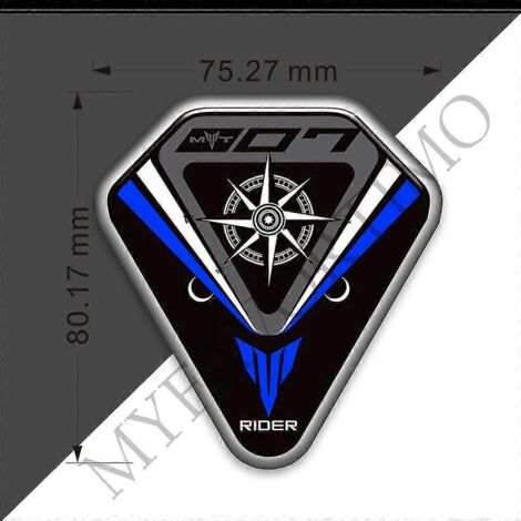 Protections de réservoir de moto (autocollants) pour Yamaha MT-07, MT-07 SP, MT-07 (kit de protection pour réservoir d'essence et d'huile, genoux, modèles 2018, 2019 et 2020) - MT0725
