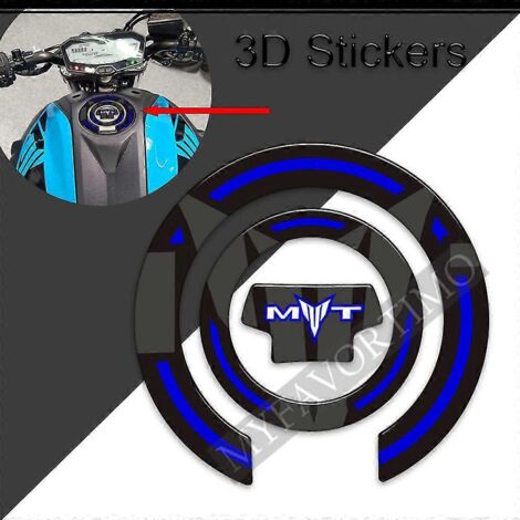 Protections de réservoir de moto (autocollants) pour Yamaha MT-07, MT-07 SP, MT-07 (kit de protection pour réservoir d'essence et d'huile, genoux, modèles 2018, 2019 et 2020) - MT073