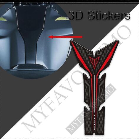 Protections de réservoir de moto (autocollants) pour Yamaha MT-07, MT-07 SP, MT-07 (kit de protection pour réservoir d'essence et d'huile, genoux, modèles 2018, 2019 et 2020) - MT075