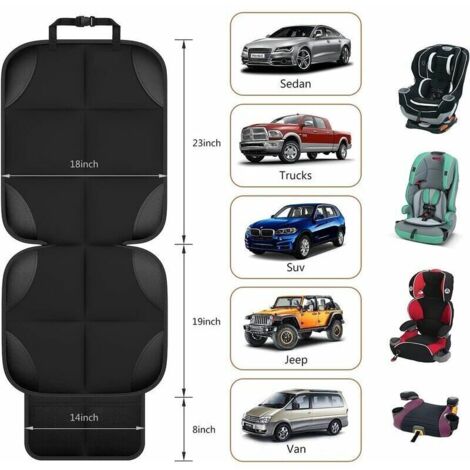 Protections De Sièges De Voiture,Protecteur De Siege De Auto Pour Enfants - Protèges La Tapisserie Des Sièges De Voiture, Compatible Isofix, Taille Universelle,Avec Poches Organisateur
