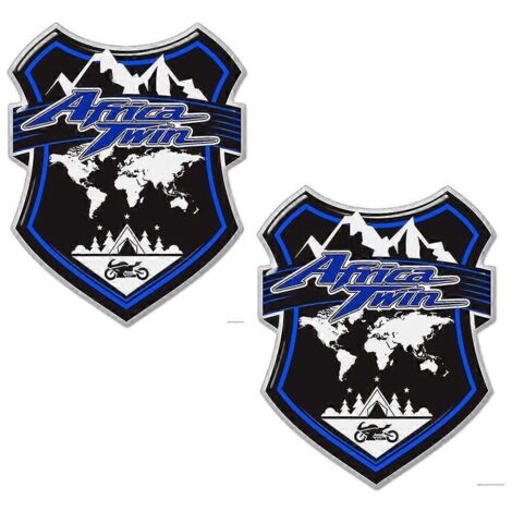 Protections latérales de réservoir pour Honda CRF1100/CRF 1100 L Adventure Adv (2019-2021) - Kit d'autocollants et de protections de visière - 26 pouces