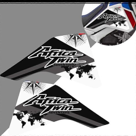 Protections latérales de réservoir pour Honda CRF1100 CRF 1100 L Adventure Adv, kit de protections de visière, autocollants et décalcomanies (2019-2021-2021)