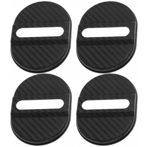 protections universelles en plastique noir pour loquets de portière de voiture