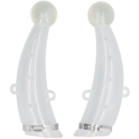 Protective Cover for Cattle Horns, Silicone Cow Horn Protector with Rounded Corners and Silica Gel for Cattle and Cows, Libetock