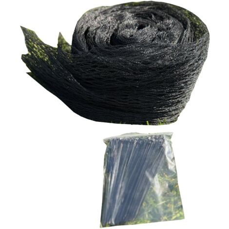 Protective Garden Fruit Cage Netting with 100 Cable Ties (20m x 2m)