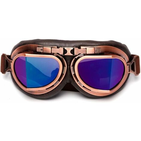 Protective glasses for motorcycle pilot / aviator, Colored lenses