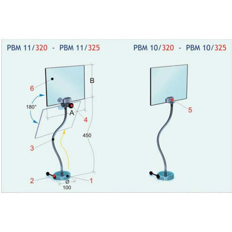 Protector base magnética PBM 10/320  OPTIMUM 3230020