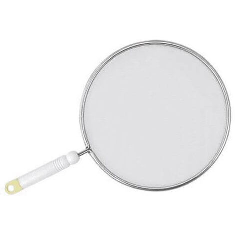 Protector Contra Salpicaduras Cm 29 De Malla De Aluminio Con Asa Made In Italy