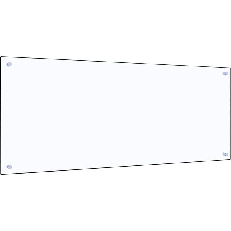 

Protector contra salpicaduras cocina vidrio templado 120x50 cm - Transparente