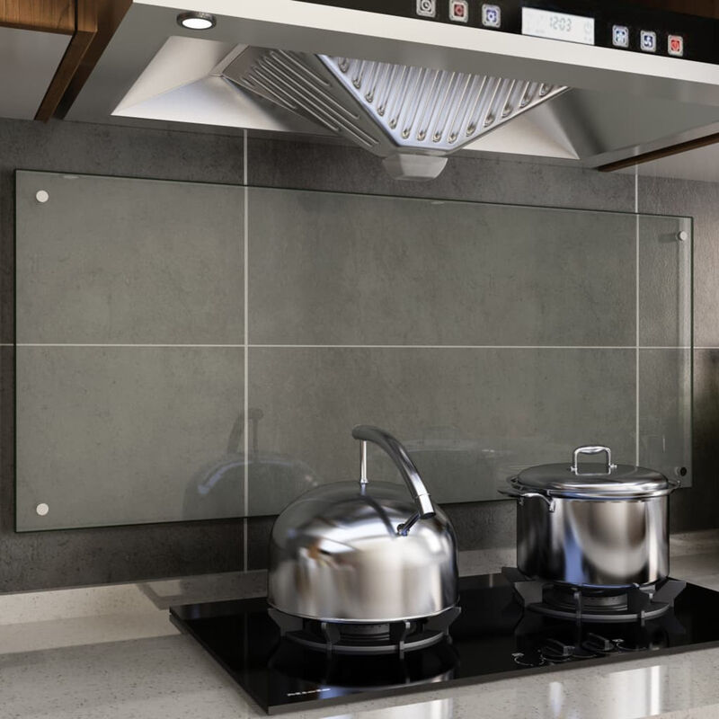 

Protector contra salpicaduras cocina vidrio templado 120x50 cm