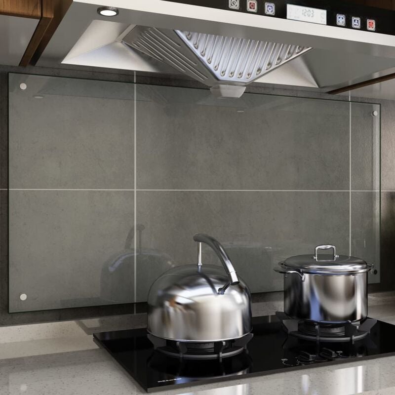

Protector contra salpicaduras cocina vidrio templado 120x60 cm