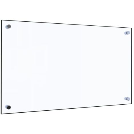 Protector contra salpicaduras cocina vidrio templado 70x40 cm vidaXL