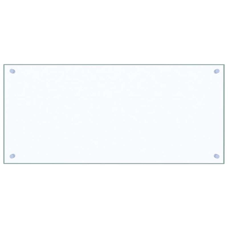 

Protector contra salpicaduras cocina vidrio templado 90x40 cm - Transparente - Vidaxl