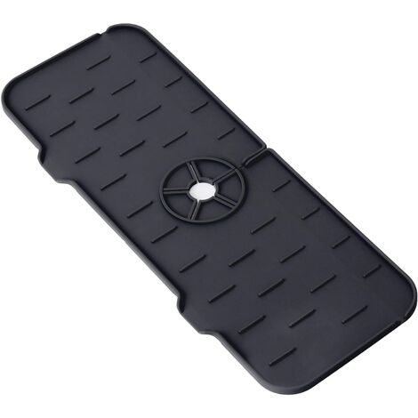 Protector contra salpicaduras para fregadero de cocina, mango de silicona para grifo, bandeja de goteo, alfombrilla absorbente para fregadero de cocina, alfombrilla para fregadero para baño, caravana,