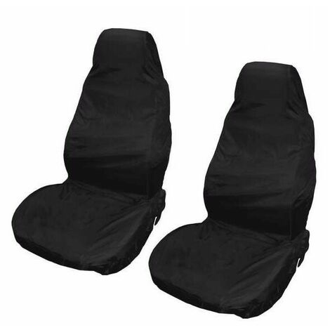 Protector de asiento de coche Funda de asiento universal Funda de asiento delantero impermeable 2 piezas