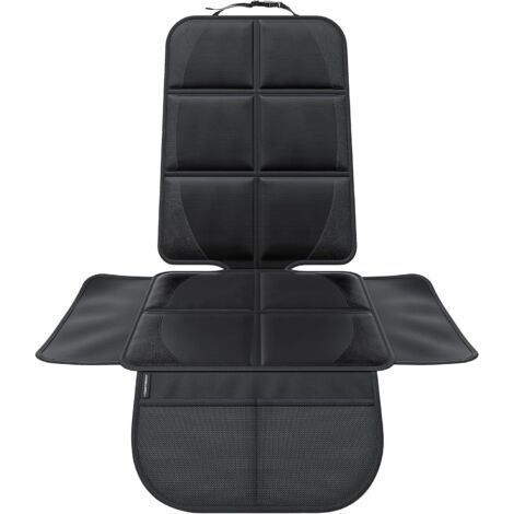 Protector de asiento de coche - Protector premium para asiento trasero infantil - para asiento de coche (negro)
