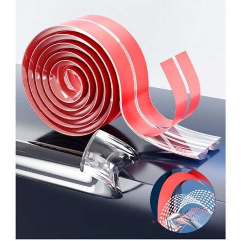 Protector de borde de mesa anticolisión para uso doméstico, para proteger a los clientes, transparente y grueso, de silicona, 2 m de longitud total, 20 x 20 mm.