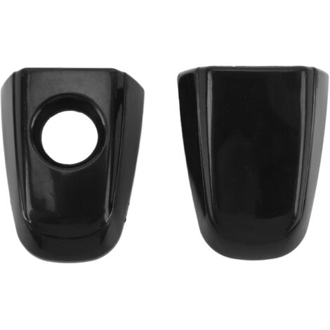 Protector de botón de puerta con tapa de cerradura para Camry XV40 2007-2011, ABS negro, 2 piezas
