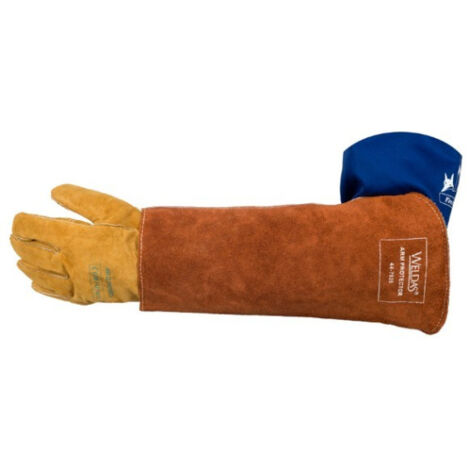 Protector de brazo de alta resistencia para soldadura WELDAS Lava Brown