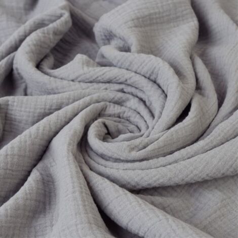 Protector de cama 180x30 BUMP AIR MUSLIN 44 cm gris