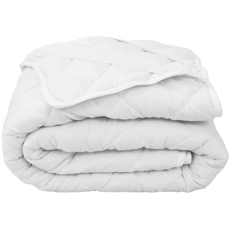 

vidaXL Protector de colchón acolchado pesado blanco 140x200 cm - Blanco